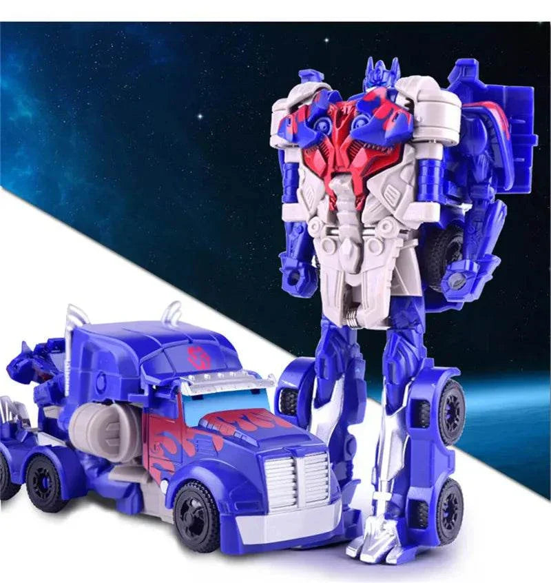 Transformer Car Toy Children's Gift Figurine Toy Mini Metamorphic Car