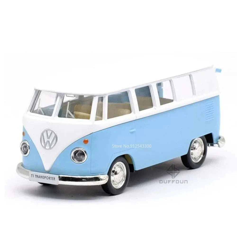 1/36 Diecasts Volkswagen Miniature Cars VW T1 Bus Toys Alloy Diecasts Scale Metal Collection Cars Models Vehicles Kids Toy Cars