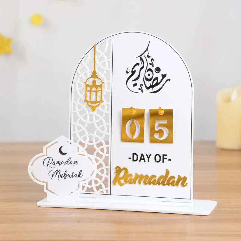 Ramadan Countdown Calendar - Eid Mubarak 2024 Home Decor