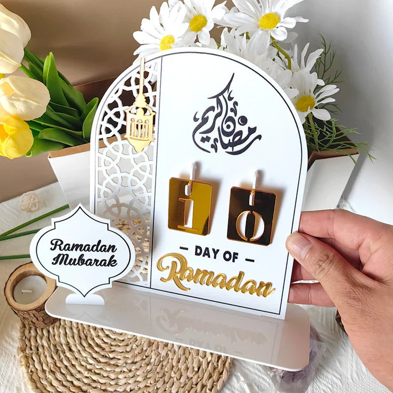 Ramadan Countdown Calendar - Eid Mubarak 2024 Home Decor