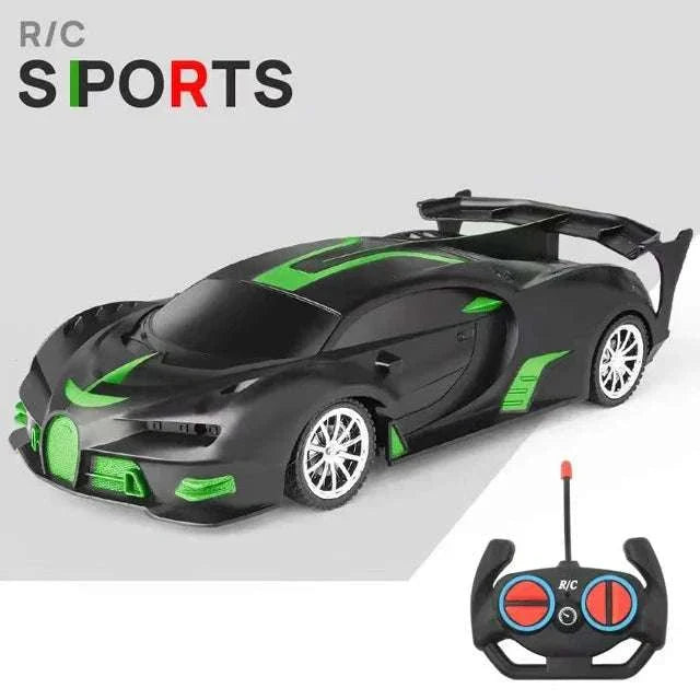 1 18 RC Car LED Light Remote Control Collectible Sport Car Gift Racing