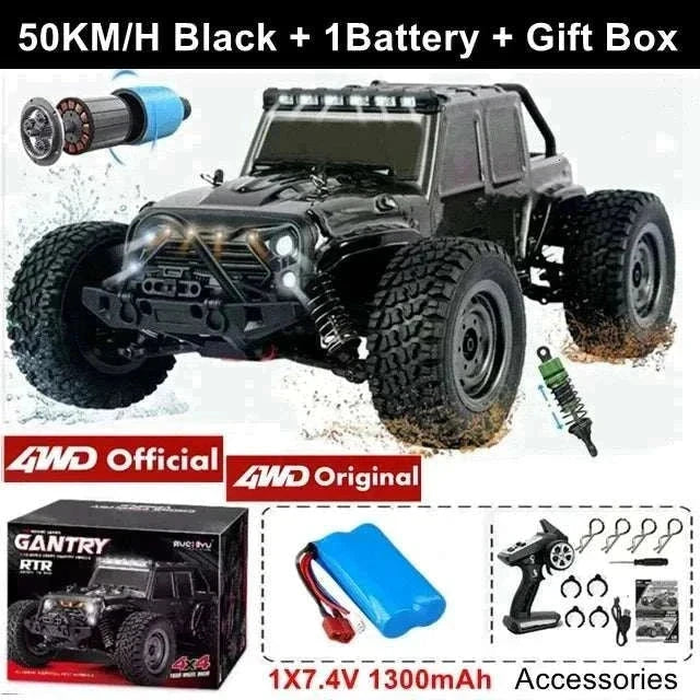 4WD RC Car 1:16 80KM/H Brushless Car Off Road High Speed Toy Kids