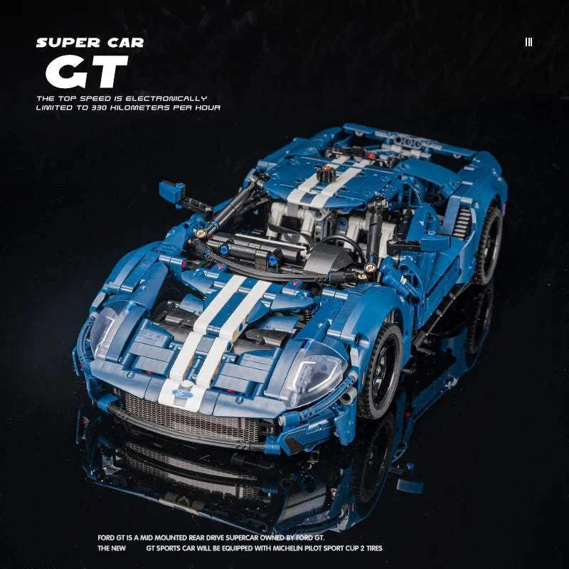 Ford car model Ford GT Sports Car Building Blocks Toy Kids Adult Gifts