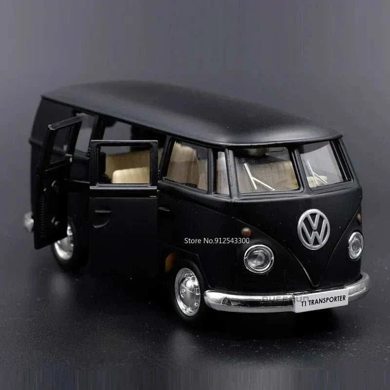 Volkswagen Toy Car, 1/36 scale Alloy Diecast VW T1 Bus, Colour options