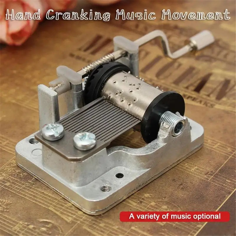 Hand Crank Music Box Mini- Perfect Christmas & New Year Gift