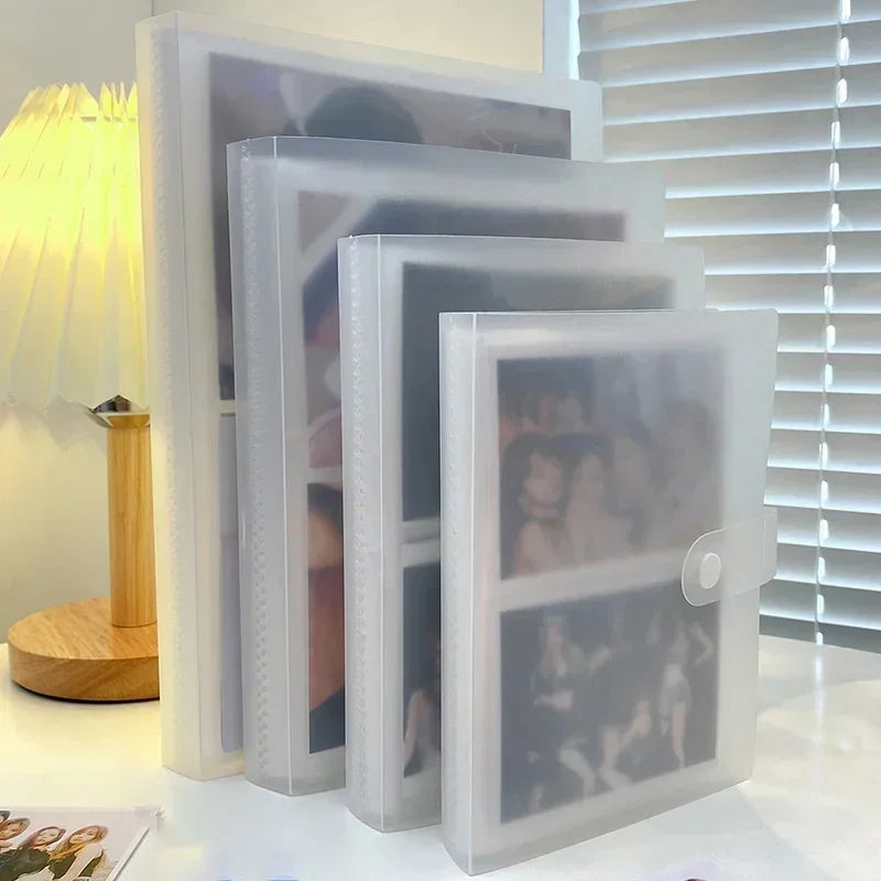 Transparent Photo Album Ins Kpop Photocard Holder Idol Star Card Collect Book Creative Photo Albums Picture Card Holder