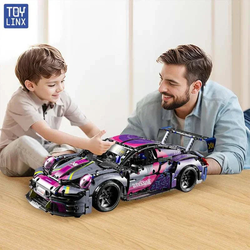 Sports car model Scale 1/10 Collectible Model Car 1610 PCS Toy Gift