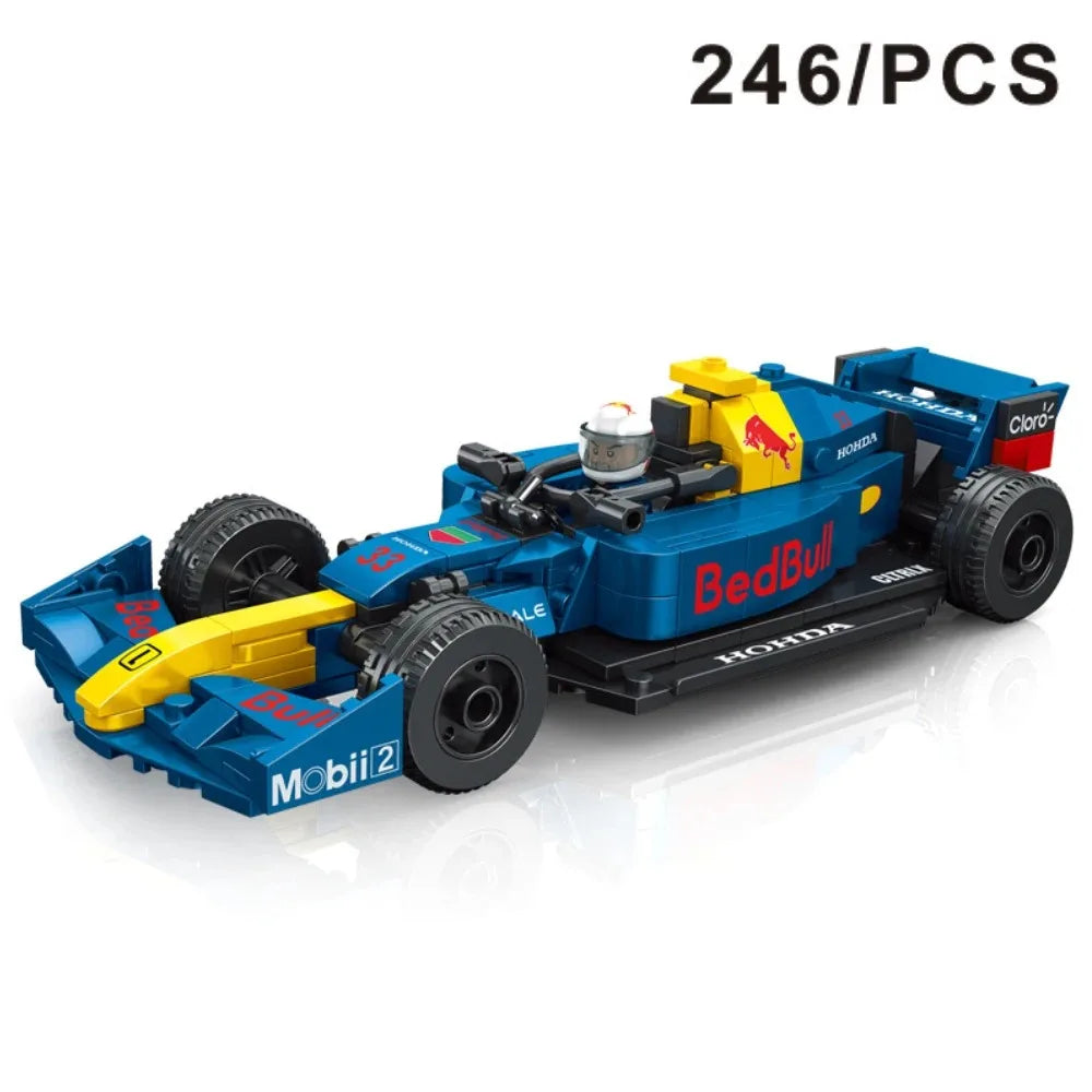 F1 race car model, DIY Building  Block Set , Various  Models Available