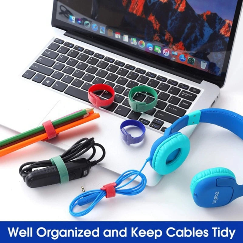 Cable Organizer Cable Management Cable Winder Tape Protector for wire Ties Phone Accessories organizer cables