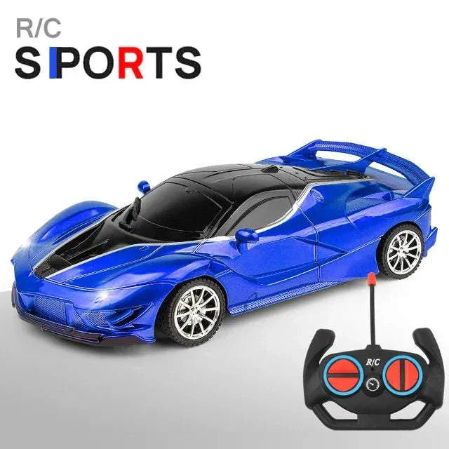 1 18 RC Car LED Light Remote Control Collectible Sport Car Gift Racing