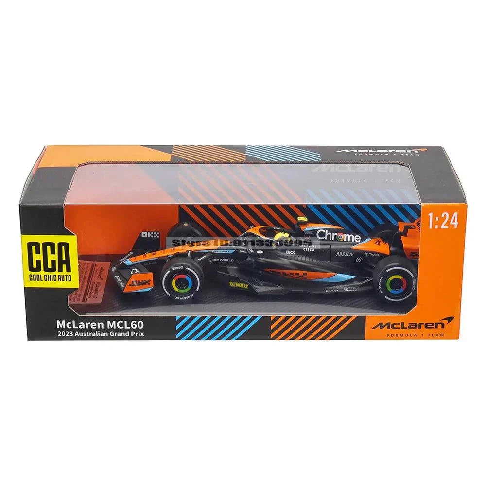 F1 collectible toy car scale 1:24 2023 McLaren car toy collection gift