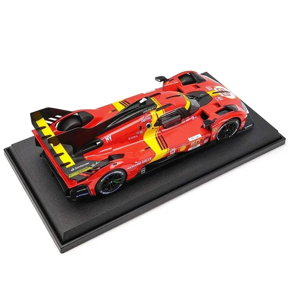 Bburago 1/18 Ferrari 499P Model Car – Die Cast Racing Collectible Gift