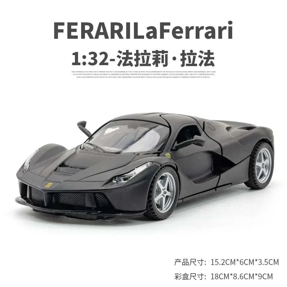 Ferrari Miniature Model, Laferrari Diecast car, Sound Light Pull Back